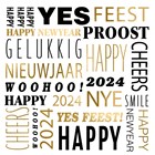 nieuwjaarskaart meertalig happy en proost 2024